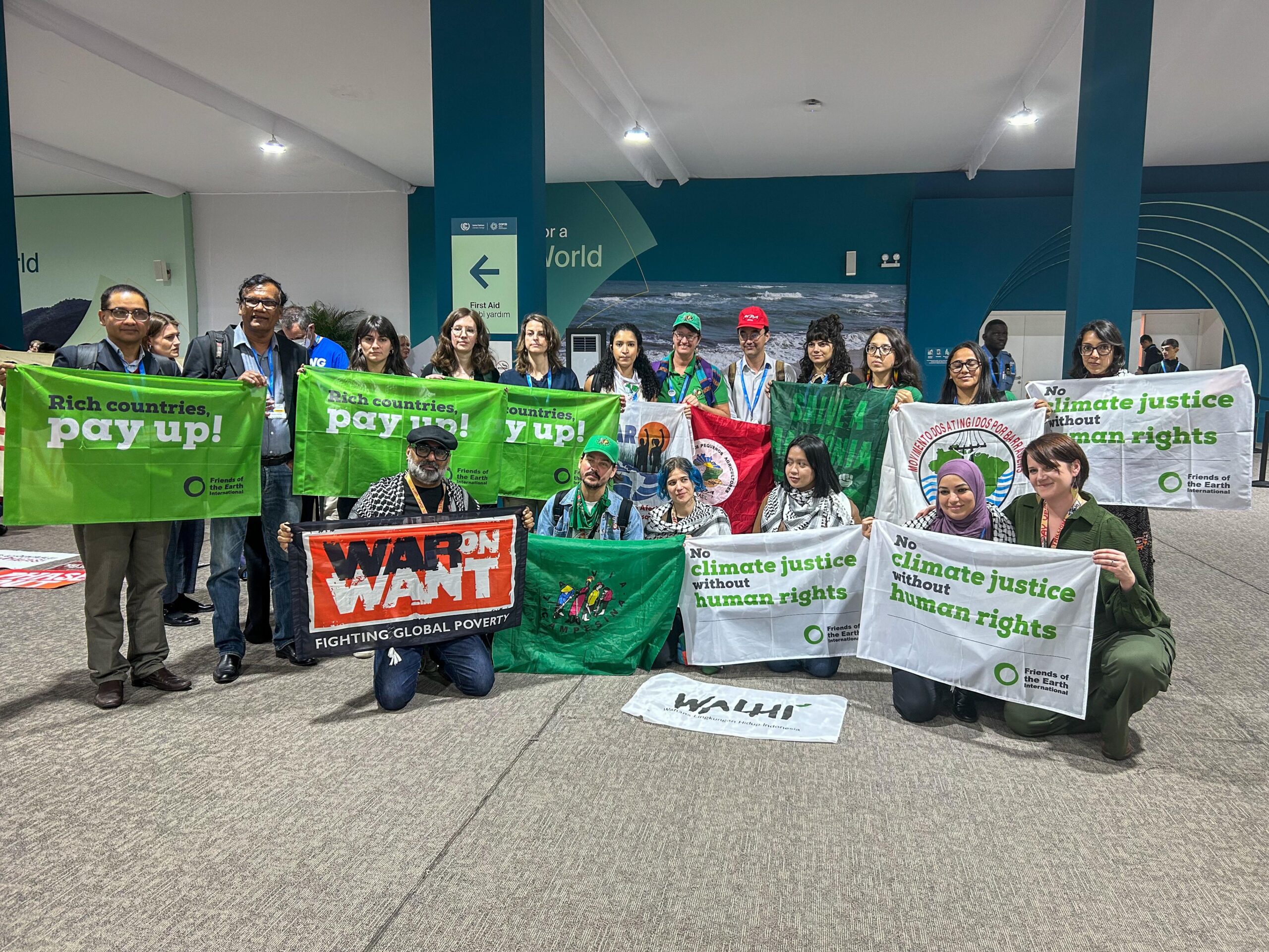 Global South trade unions hold press conference calling for $5 trillion a year in climate finance, demand public pathways to energy transition
