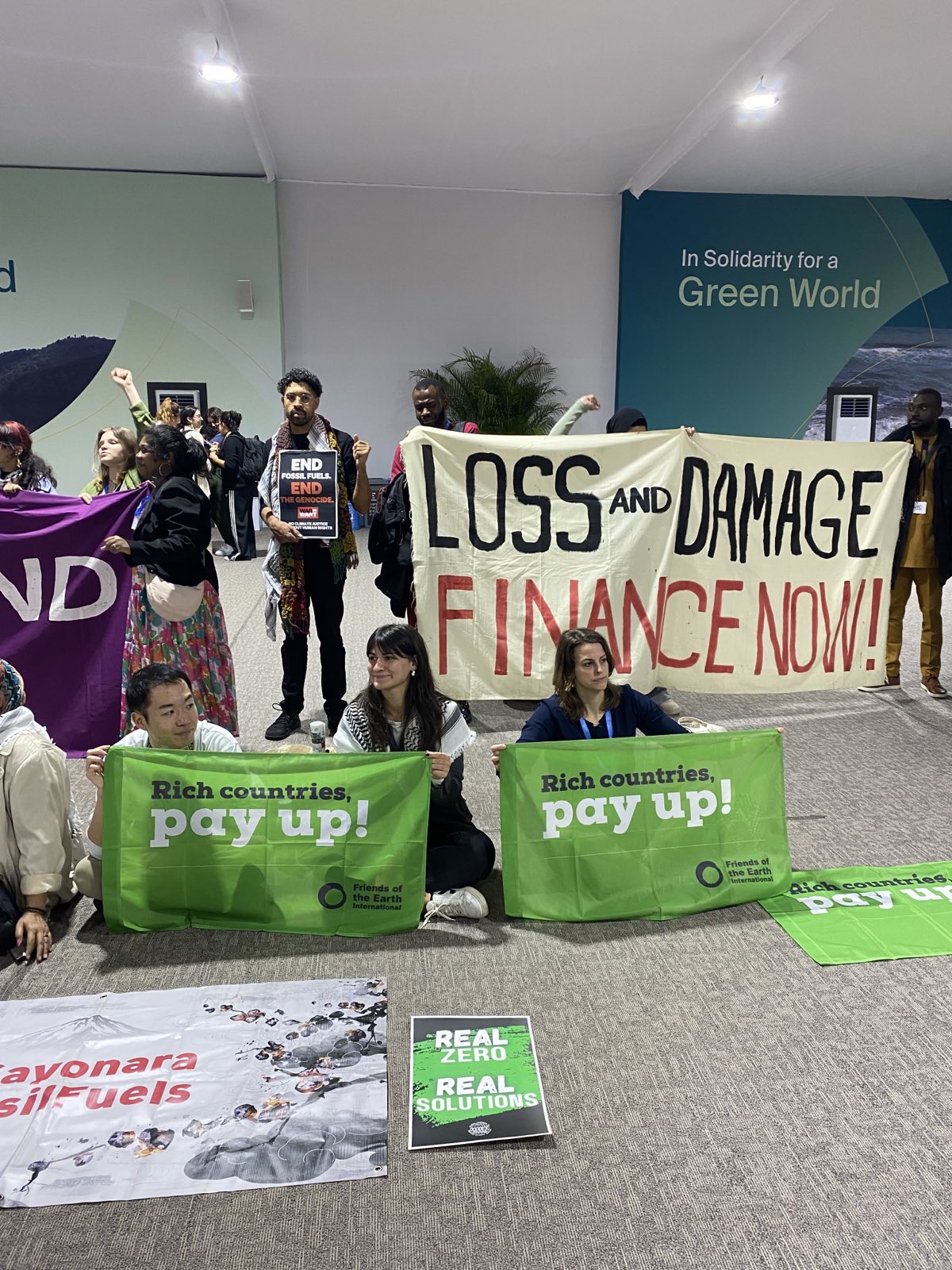 Money for war but not for climate action in Baku