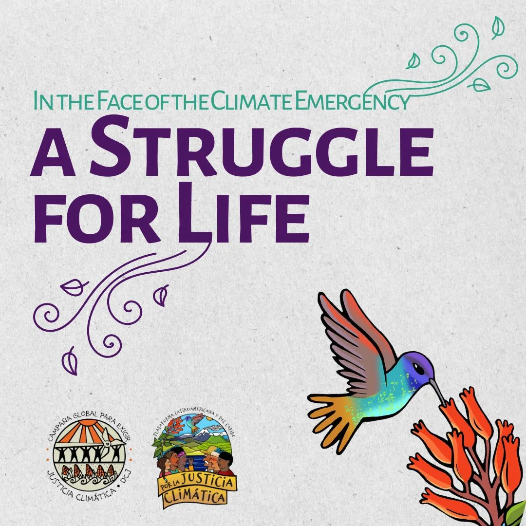 STATEMENT ON CLIMATE JUSTICE LEADING UP TO COP30: “In the Face of the Climate Emergency, a Struggle for Life”