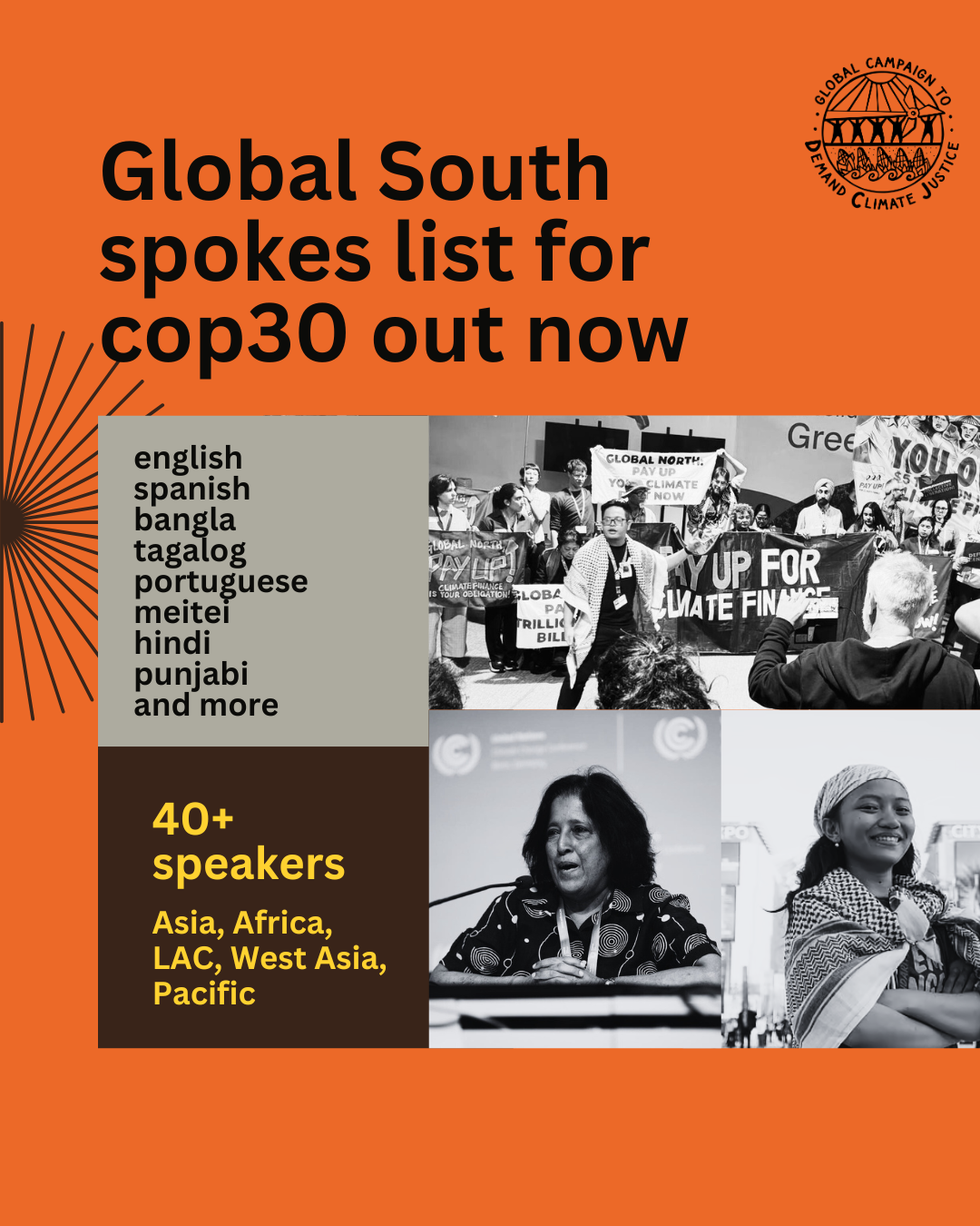 Global South Spokes List for COP30 Out Now!
