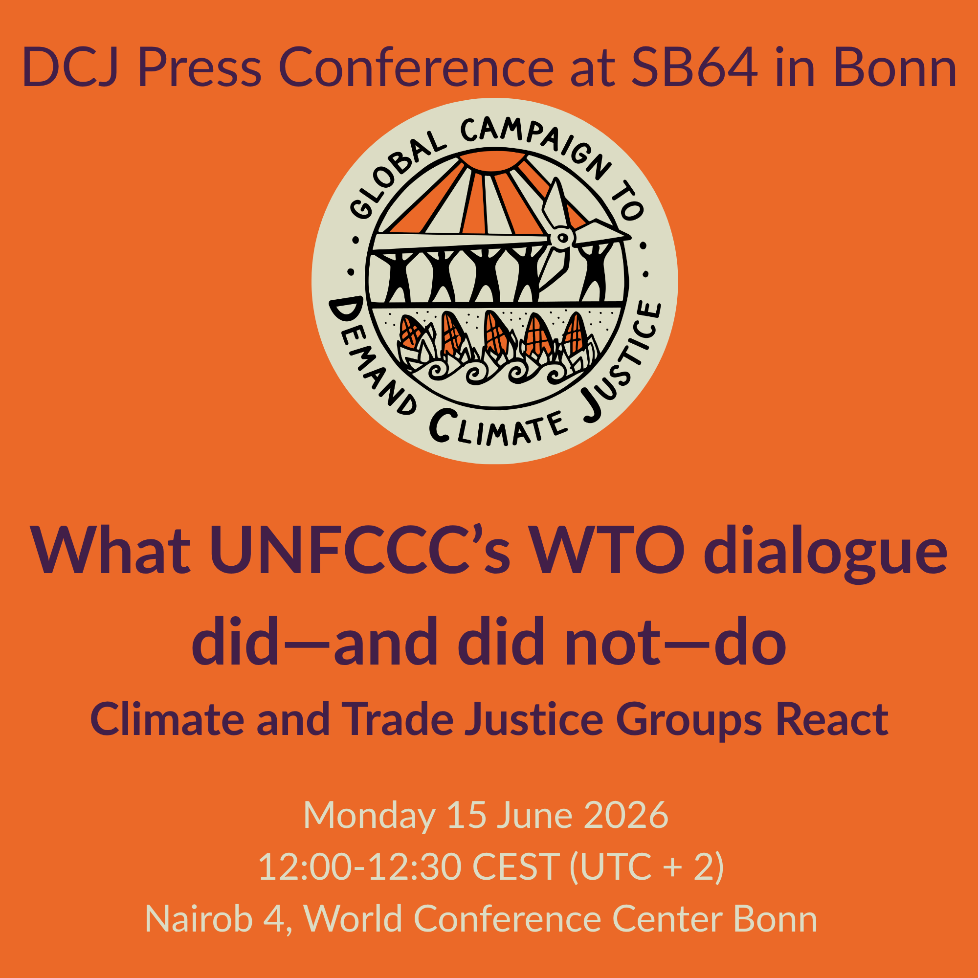 Media Advisory: What UNFCCC’s WTO dialogue did—and did not—do